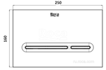 Клавиша для инсталляции Roca PL-5 890099001