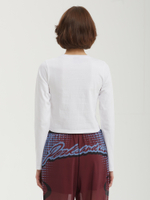 Женский Лонгслив Badbear Crop White