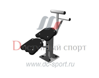 Уличный тренажер Пресс скамья