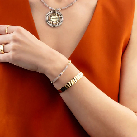 Браслет Coeur de Lion Beige-Gold 2036/30-1016