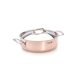 Кастрюля с крышкой низкая de Buyer Prima Matera (28 см)