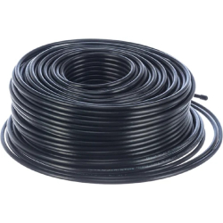 Rexant (01-2222) Кабель коаксиальный RG-6U, 75Ом, Cu/Al/Cu, 64%, 100м, OUTDOOR, черный