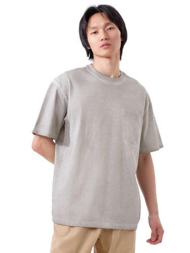 Серая футболка Senseera с карманом на груди