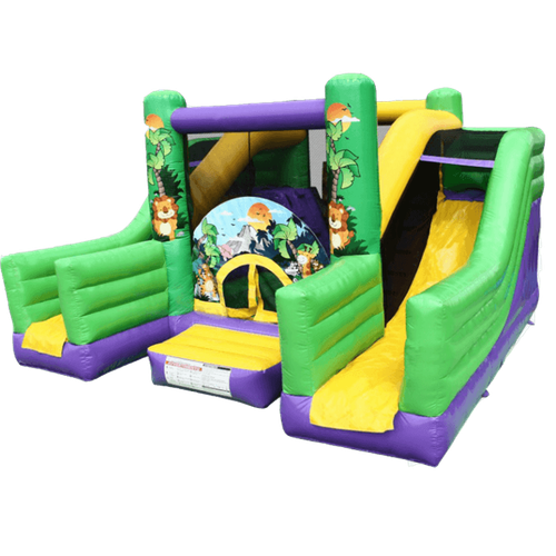 Коммерческий надувной батут "Двойная горочка"