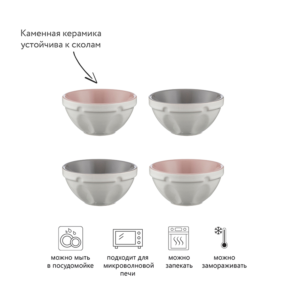 Набор из 4 мисок innovative kitchen