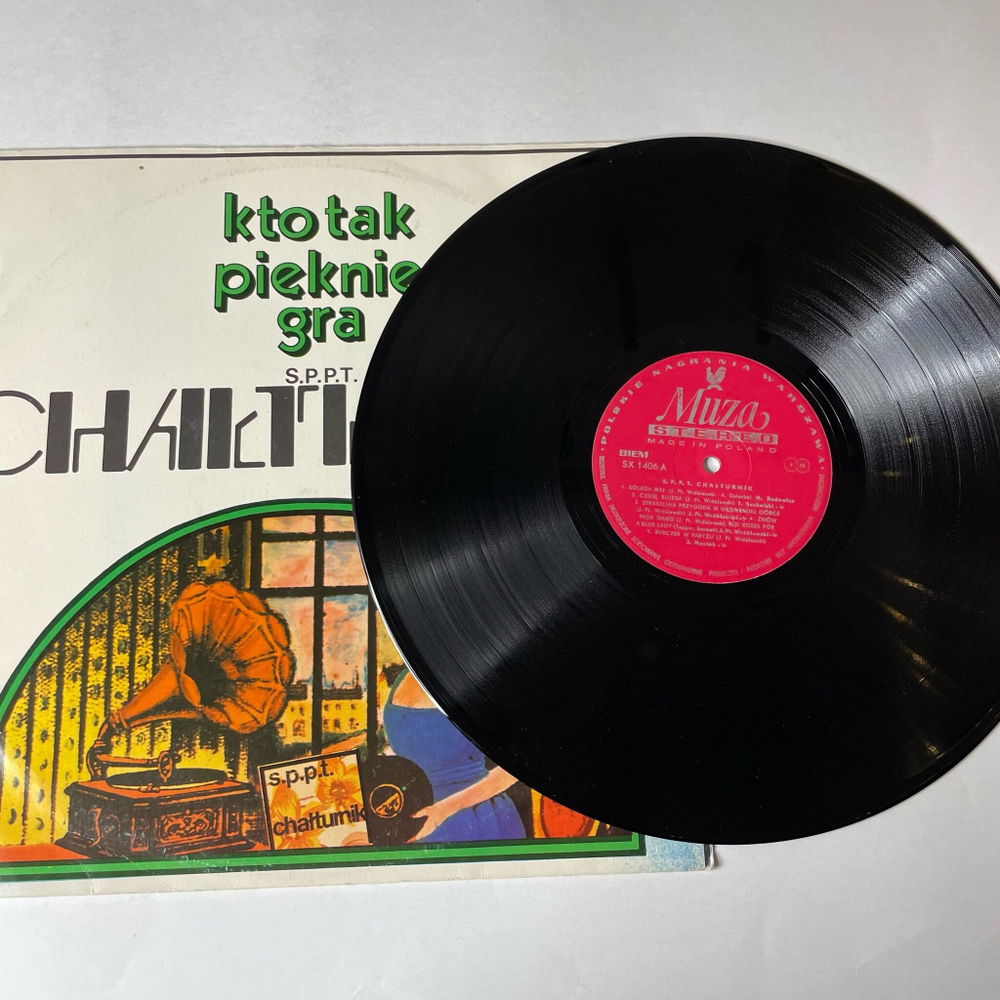 Винтажная виниловая пластинка LP S.P.P.T. Cha turnik Kto Tak Pieknie Gra (Польша 1976)