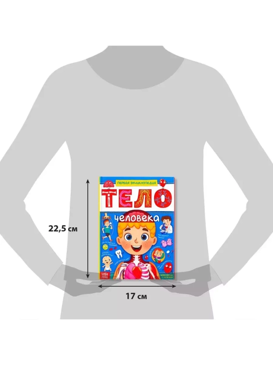 Энциклопедия в твёрдом переплёте Тело человека