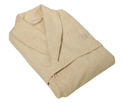 Халат махровый и косметичка Blumarine Porto Cervo бежевый