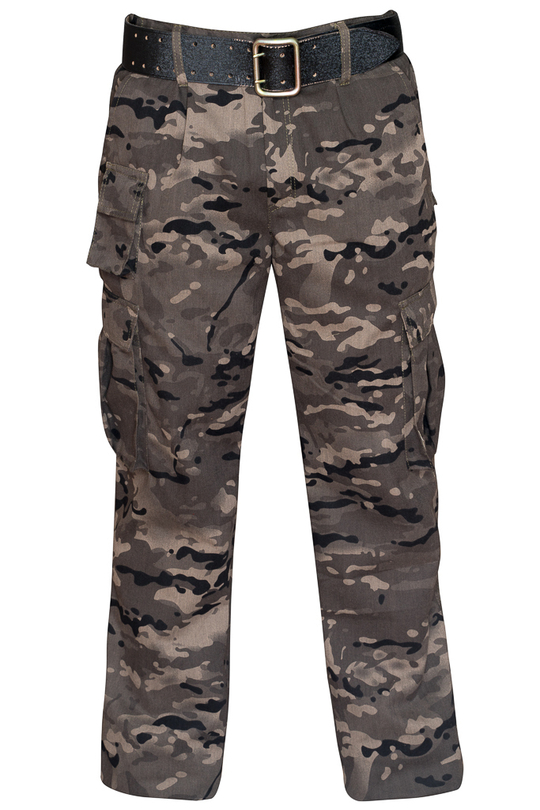 Брюки Бабек Резинка Темный Мультикам 2