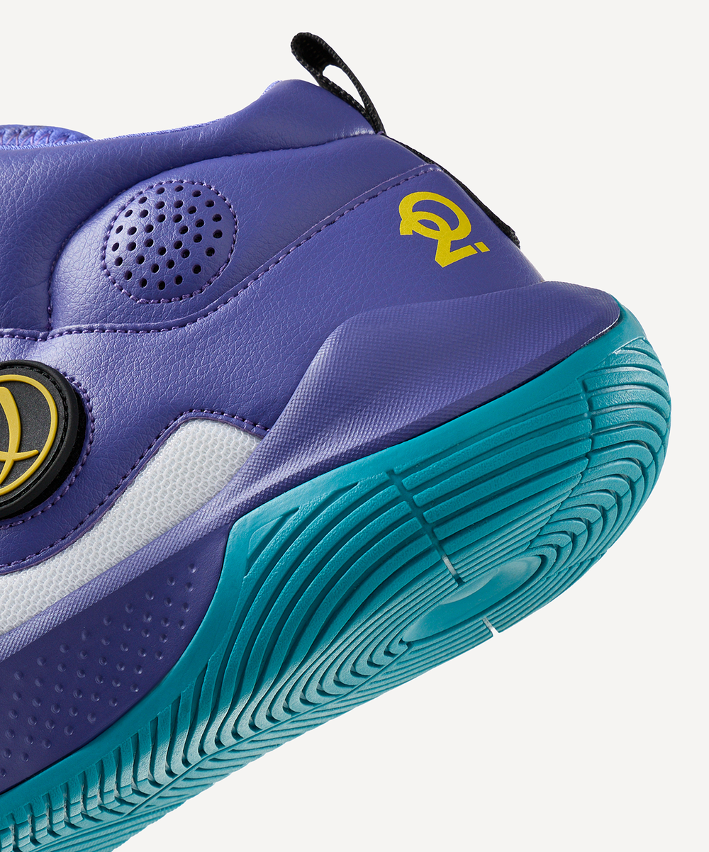 Кроссовки баскетбольные JÖGEL Launch 2.0 MID, белый/фиолетовый/голубой