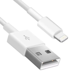 Кабель разъем  S8 pin для Apple iPhone 5  белый Vertex