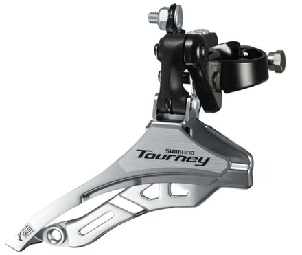 Переключатель передний, SHIMANO TOURNEY, FD-TY300, 3x6/7 ск., хомут 31.8, ниж. тяга