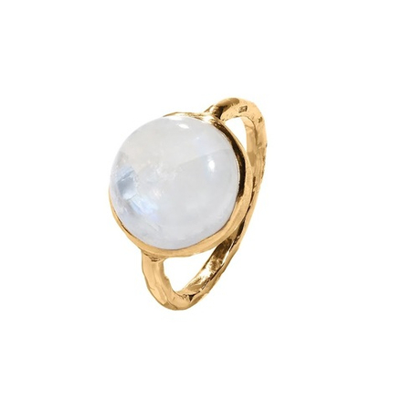 E.Tolstaya Кольцо с лунным камнем, позолота