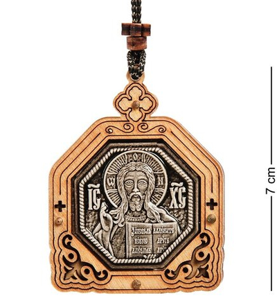 КФ-305/2 Подвеска в машину ''Иисус Христос'' деревянная