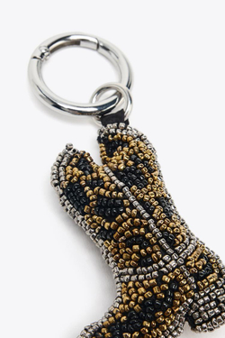 ZARA ШАРМ В ВИДЕ КОВБОЙСКОГО САПОГА, РАЗНОЦВЕТНЫЙ