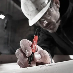 Маркер черный с тонким пером Milwaukee INKZALL, 2 шт