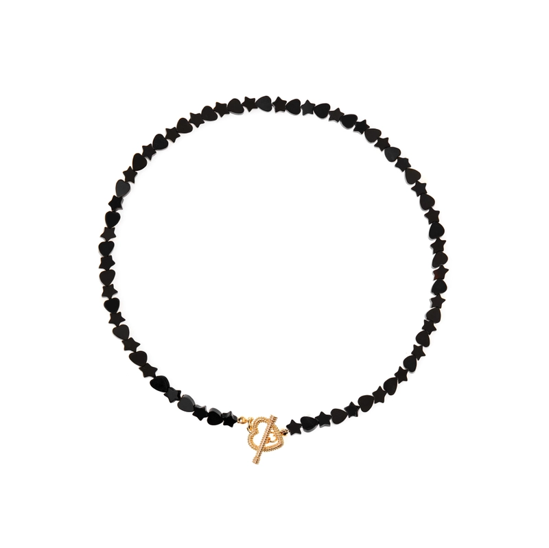 Колье Сердца и Звёзды – Чёрное