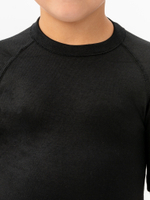 Футболка детская термо унисекс черный