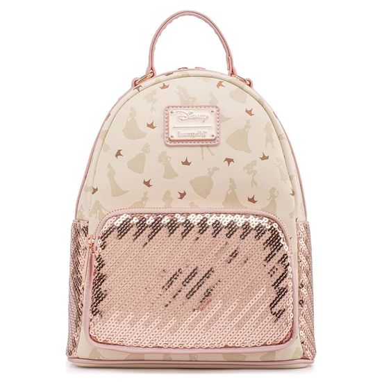 Рюкзак Loungefly Disney Ultimate Princess AOP Sequin Mini Backpack WDBK1800