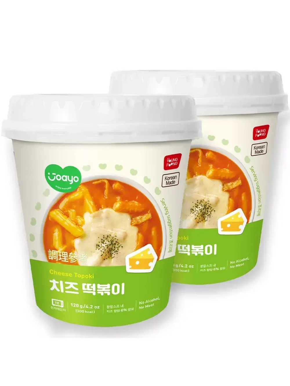 Рисовые клецки токпокки со вкусом Сыра 120 г * 2 шт