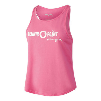 Женская теннисная майка Tennis-Point Logo Tank Top Women - Pink, White