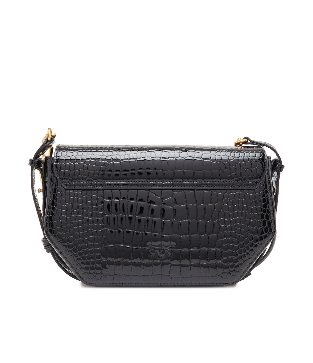 Кожаная сумка через плечо LOVE CLICK EXAGON CLASSIC Pinko - черный(100073 A17O)