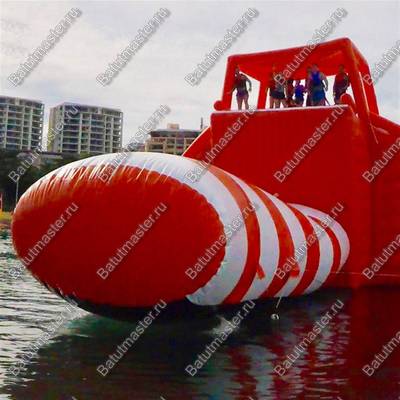 Катапульта Блоб с вышкой «Адреналин высоты» 10×3×5 м, блоб 7×2 м