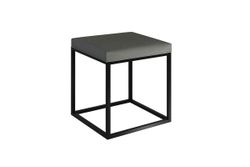 Пуф Крафт (черный муар/дуб сонома)