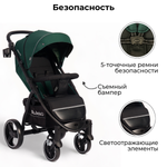 Коляска детская прогулочная  CROSS City цвет Серый \ Gray