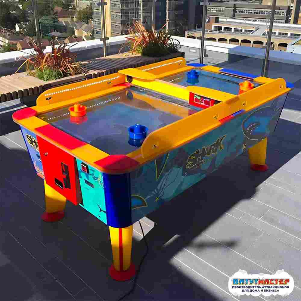 Большой аэрохоккей «Шторм» для игровой зоны, 199×107×82 см