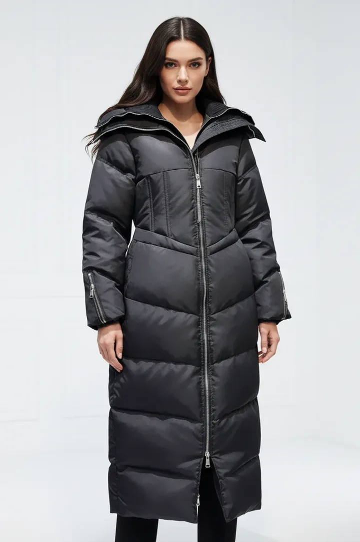 Женский длинный пуховик «VERH»