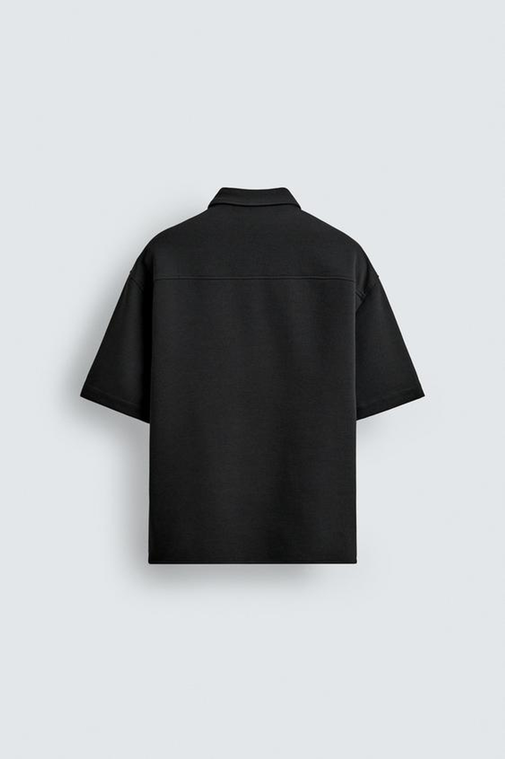 ZARА КУРТКА-РУБАШКА NON IRON, ЧЕРНЫЙ