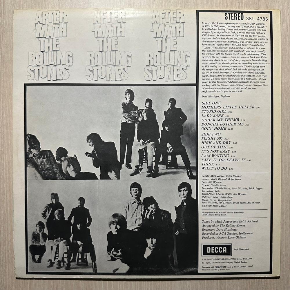 The Rolling Stones - Aftermath (Англия 1970г.)