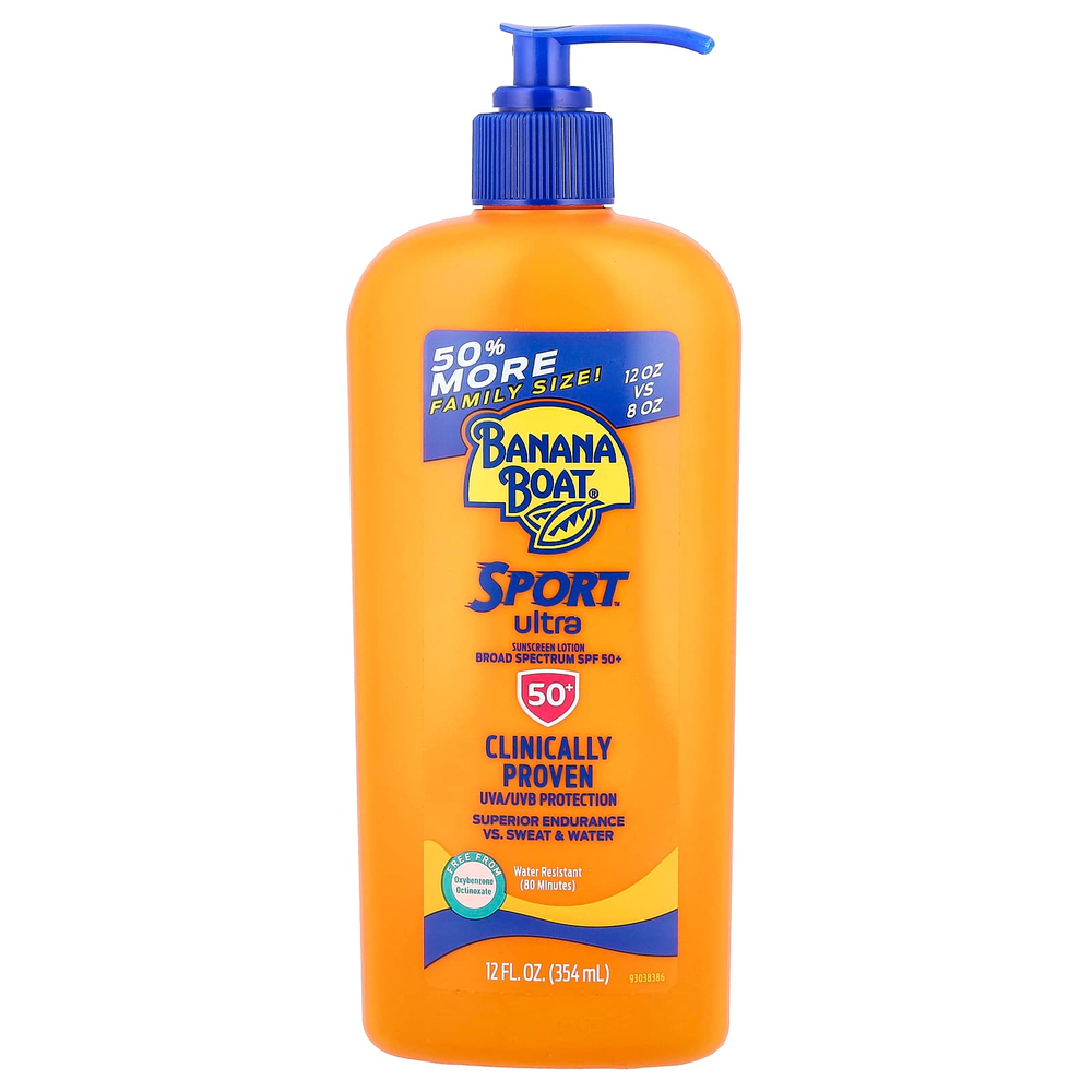 Banana Boat, Sport ™ Ultra, солнцезащитный лосьон, SPF50 +, 354 мл (12 жидк. унц.)