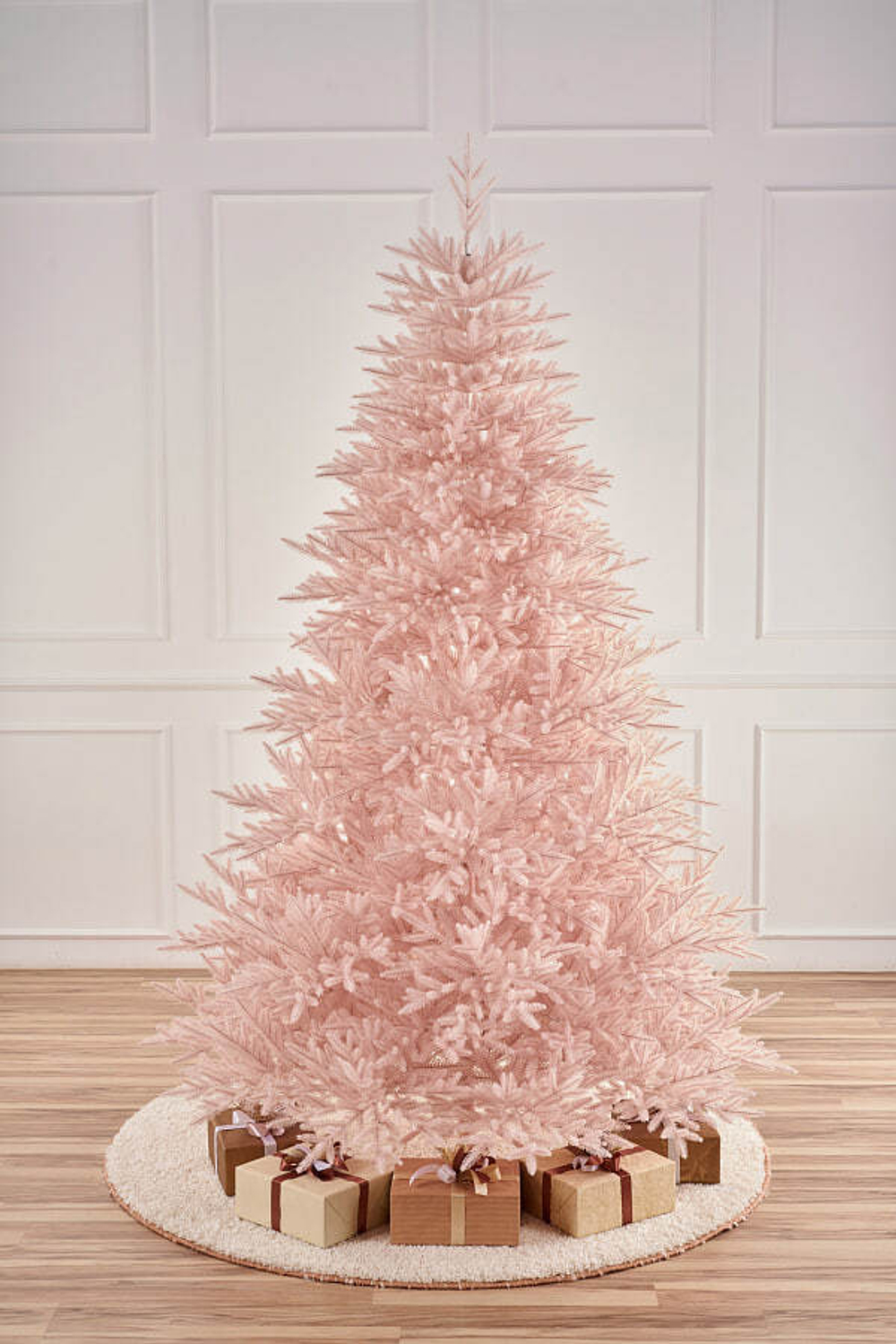 Ель искусственная Розовая 1,8 м подставка металл 100% Литые веточки МаксКристмас