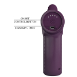 Фиолетовый вибромассажёр с поступательными движениями Pretty Love DJ Scholar Thrusting Super Powerful Gun Massage Purple BW-055028