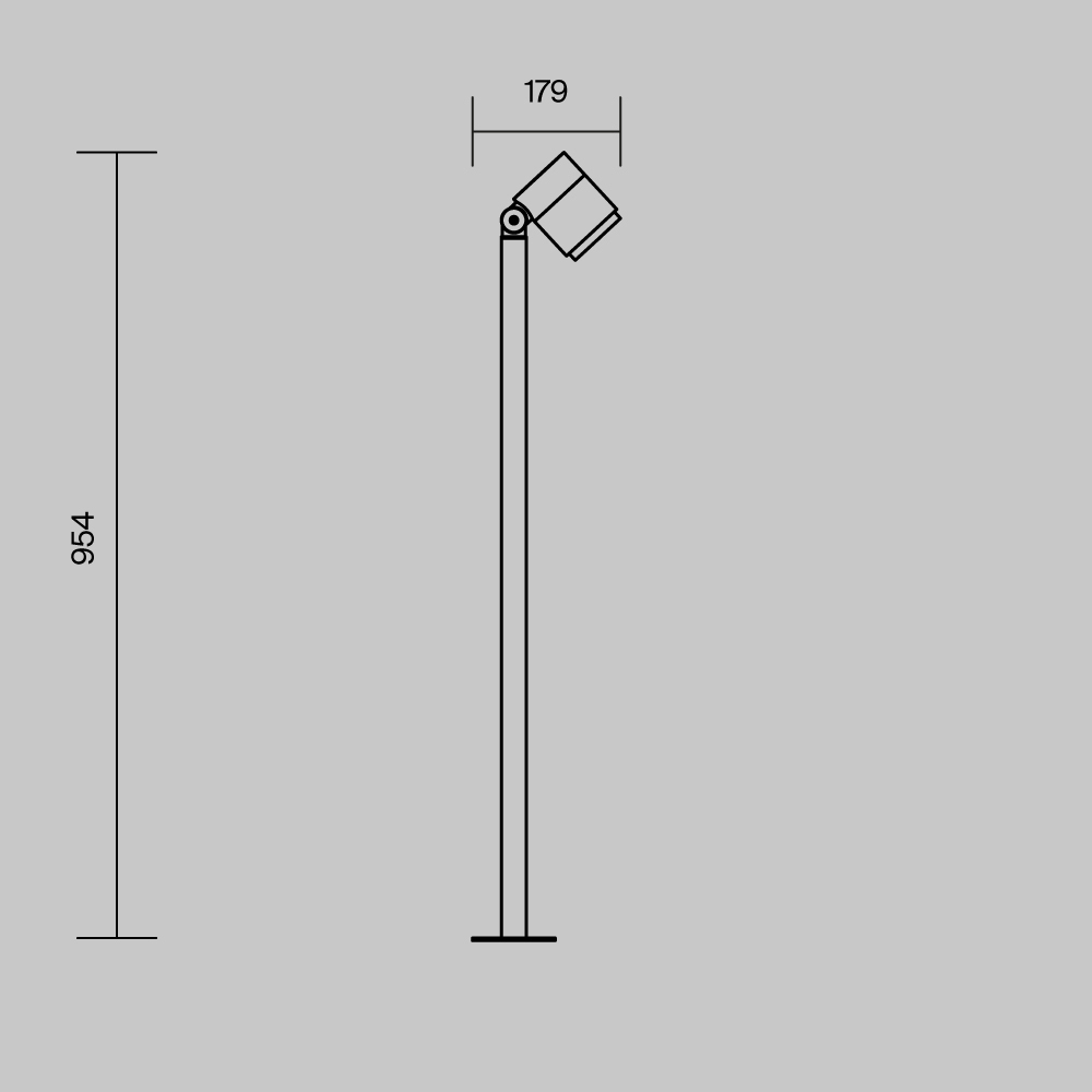 Ландшафтный светильник Outdoor O497FL-L12B3K