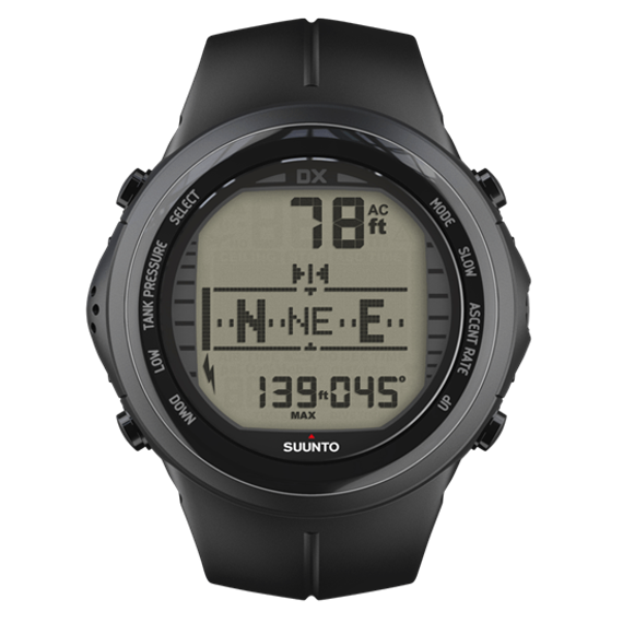 Декомпрессиметр Suunto DX Black Elastomer
