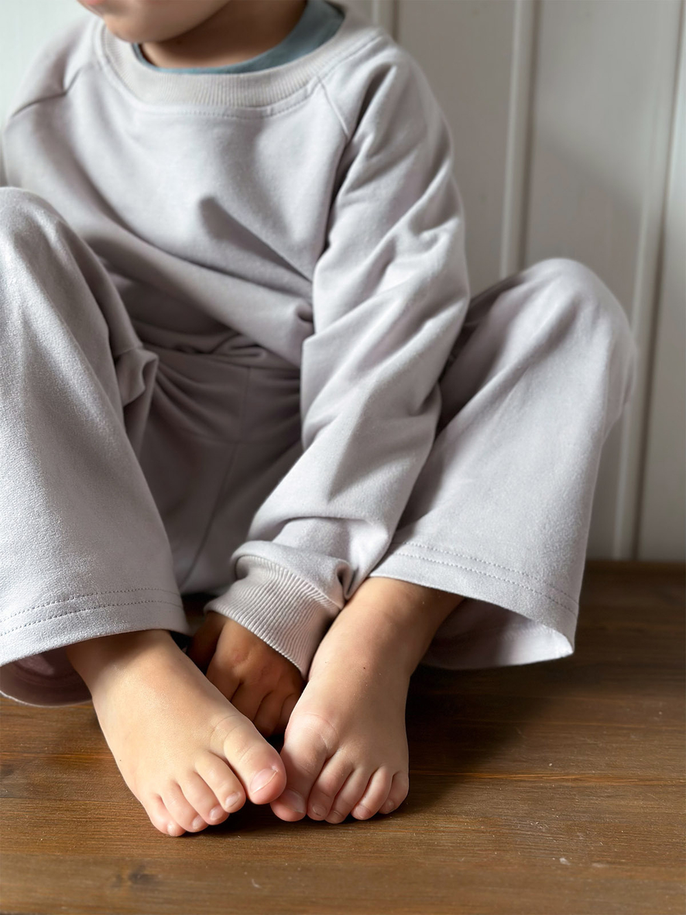 Свитшот оверсайз Mjölk Песочный серый, уценка