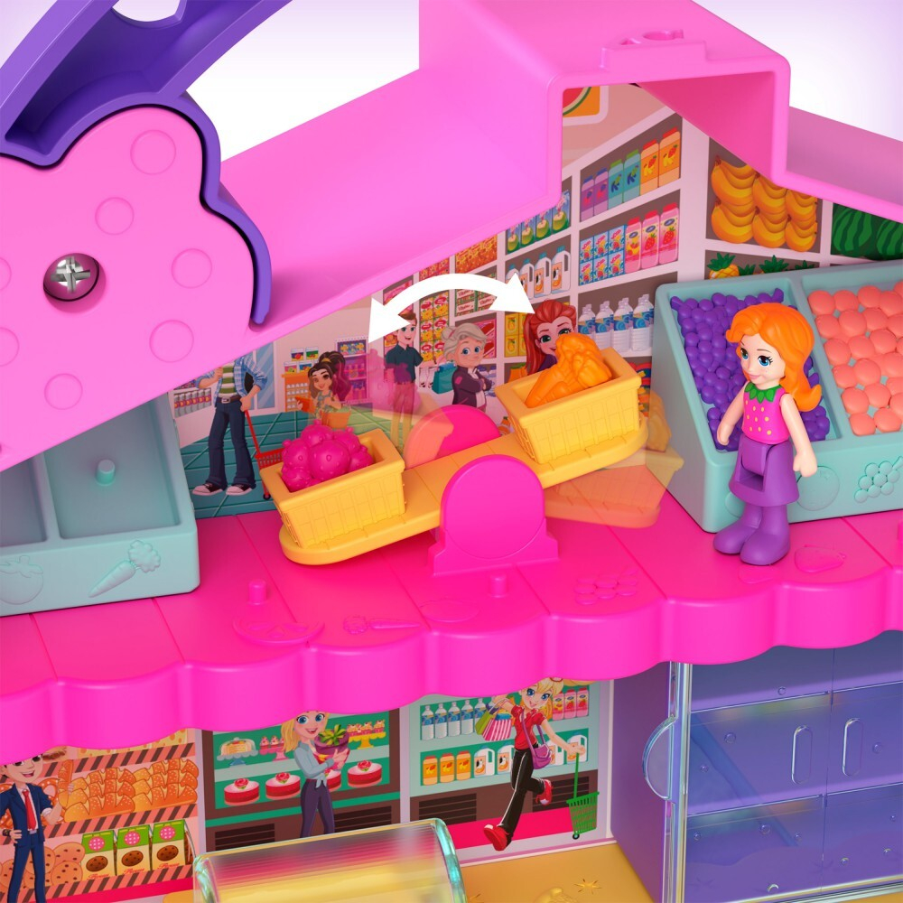 Polly Pocket - Полливиль Портативный фруктовый супермаркет + аксессуары HRD45 / артикул   HRD45  / GTIN 194735173723