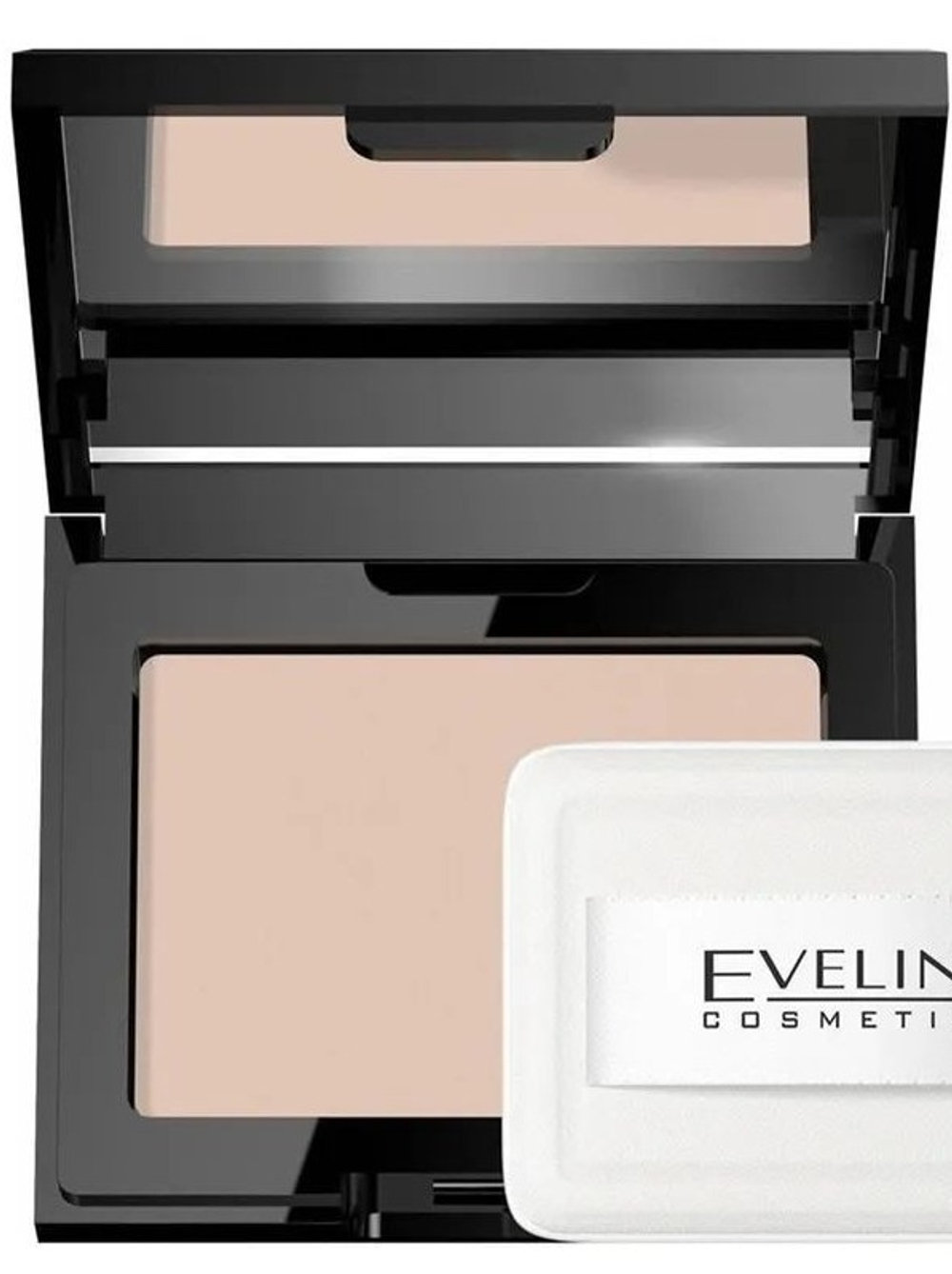 "Eveline" Бархатистая компактная пудра с зеркалом №13/Natural