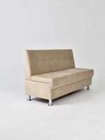 Стильный компактный диван Фабрики ОНИКС из практичного и износостойкого материала с оригинальным дизайном, вместительным ящиком для хранения, мягким наполнителем для дома, дачи и офиса