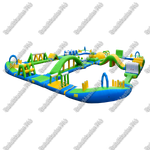 Коммерческий надувной аквапарк «Солнечный» 30×20×2,5 м