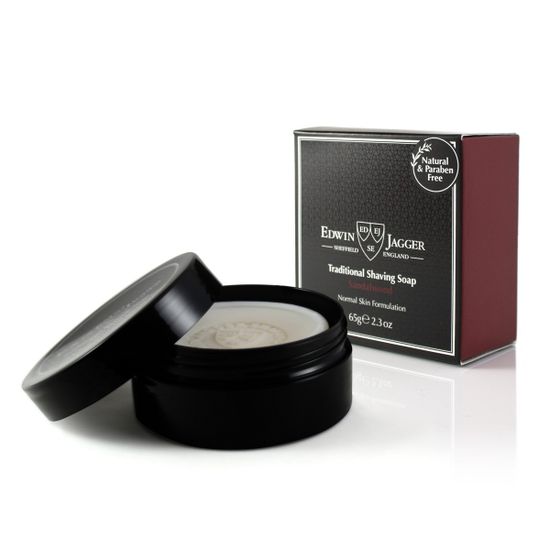 Мыло для бритья Edwin Jagger Sandalwood (Travel Container) 65 гр