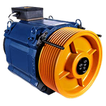 Безредукторный лифтовый двигатель ARS-D3-320-1250- 20B-16,6 кВт-37,8 А  ARKEL