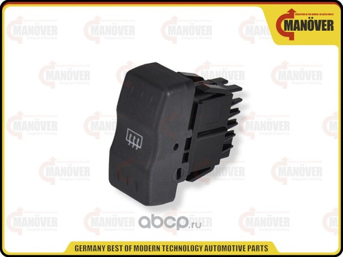 Кнопка вкл. обогрева задн. стекла Renault Logan до 2010 г. (MANOVER)