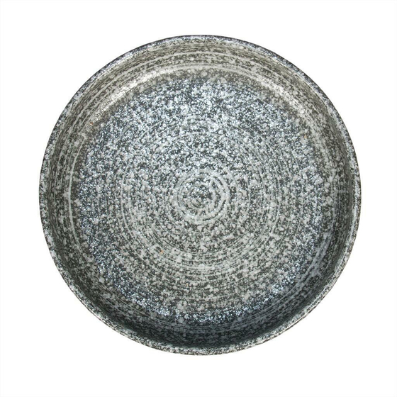 Тарелка с бортом d 17,5 см h2,8 см глазурь Glossy Stone Untouched Taiga P.L. Proff Cuisine [1]