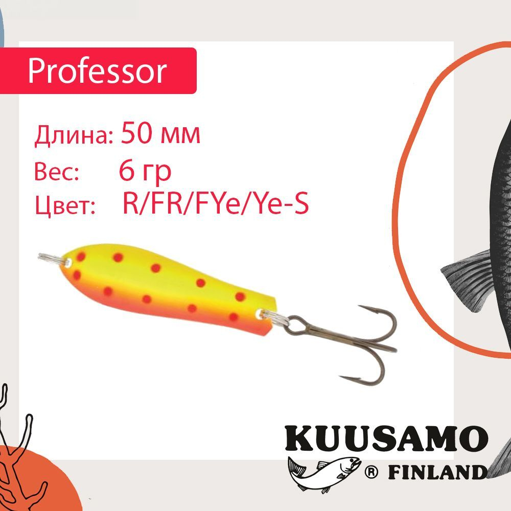 Блесна для рыбалки Kuusamo Professor