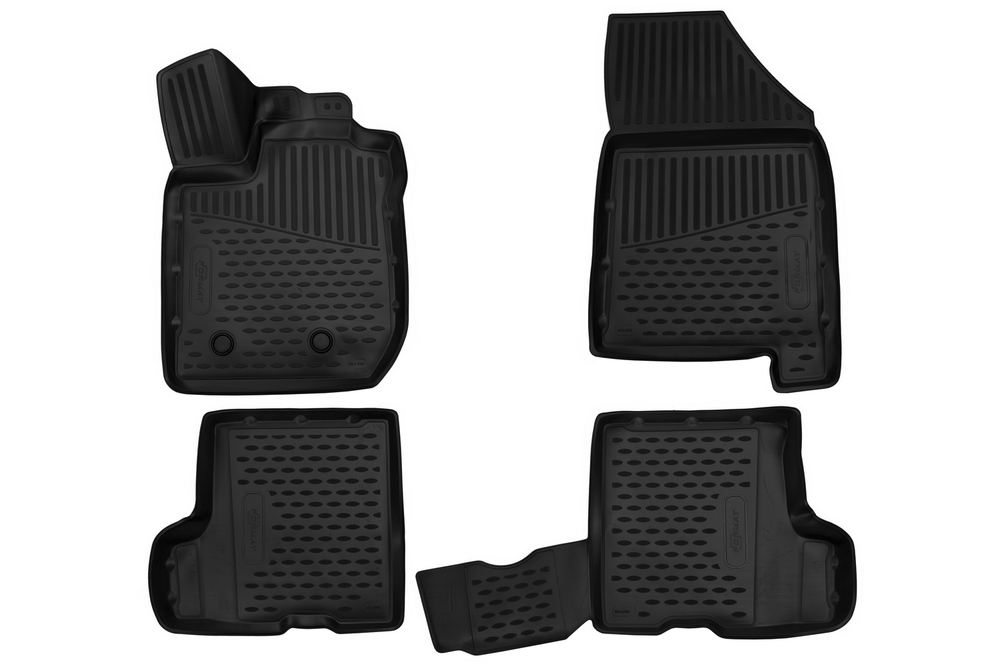 Коврики в салон для LADA Xray, 2015-, (комплект с ящиком), 4 шт. (Повышенная устойчивость, повышенная износостойкость) FORMAT.3D5238210K