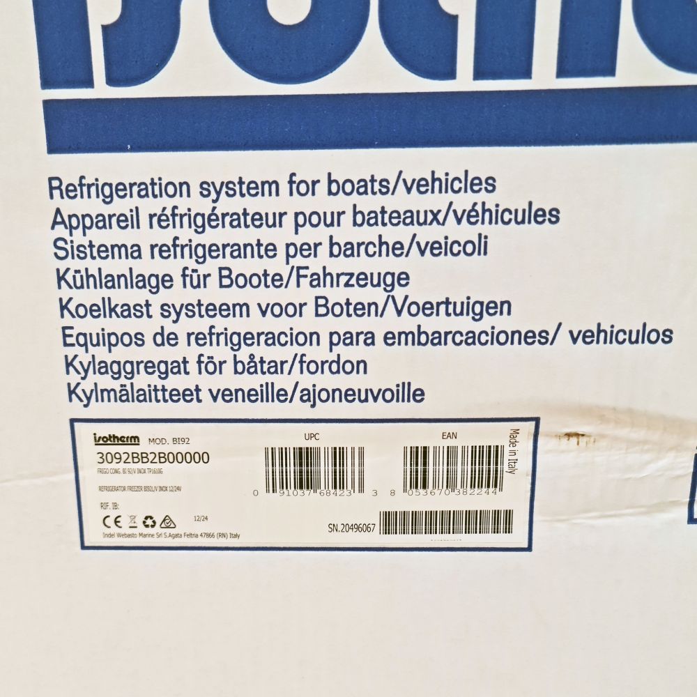 Автохолодильник BI REFR/FREEZER 92L/V INOX TP1610G